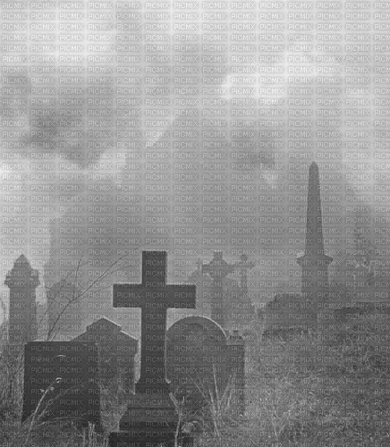 Gif animé gothique cimetière